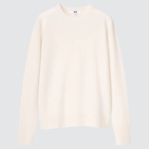 Women 100% Cashmere Crew Neck Jumper | UNIQLO (UK)