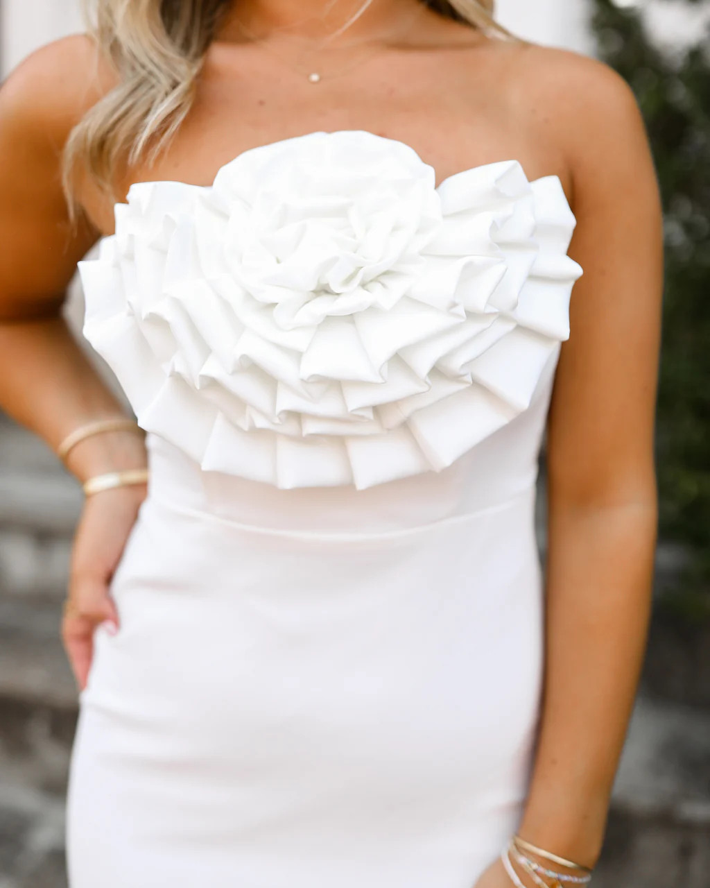 French 75 Mini Dress - White | cocolillys