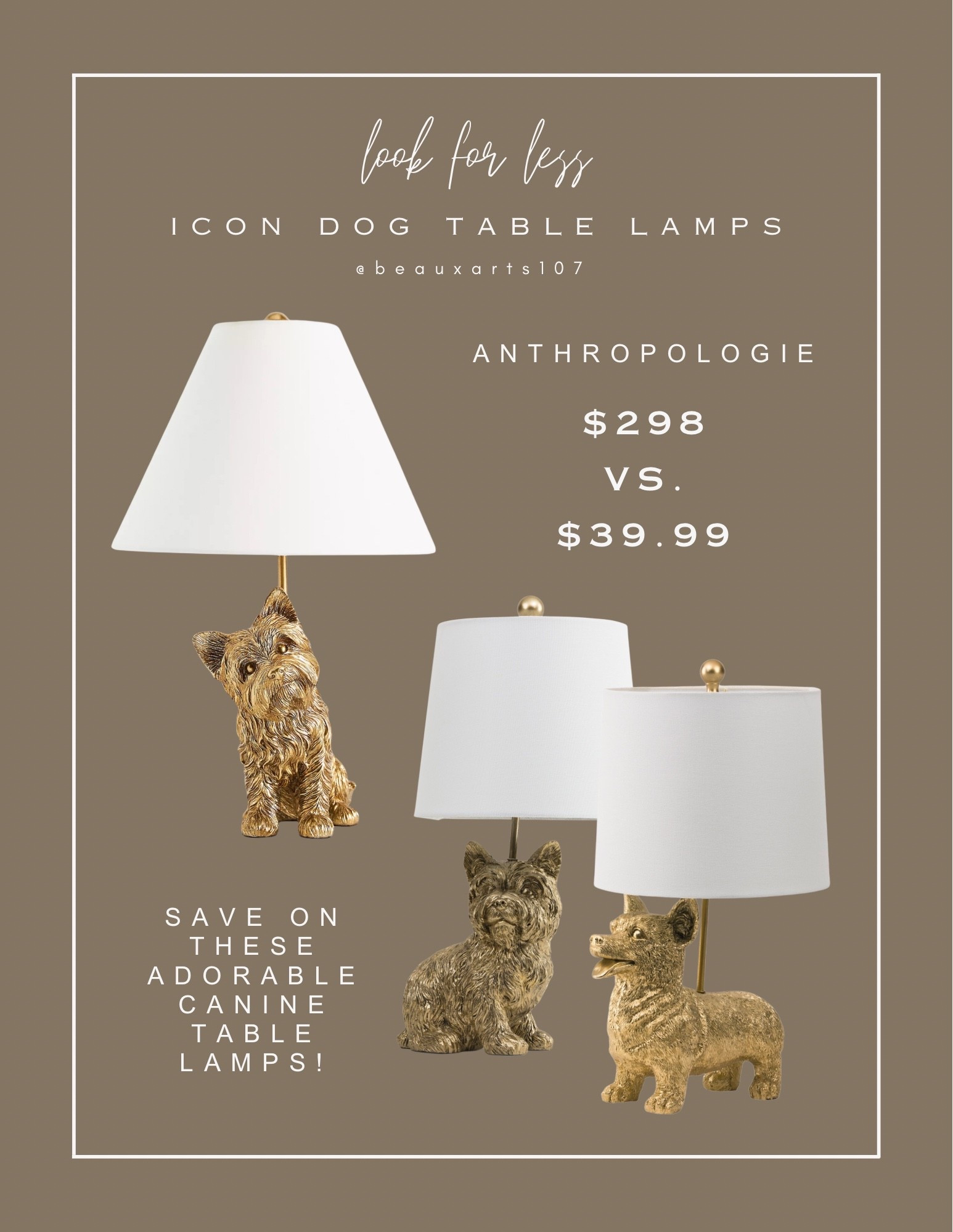 Save on these adorable dog table lamps similar to the Anthropologie ones for a steal!

#LTKHome #LTKSaleAlert