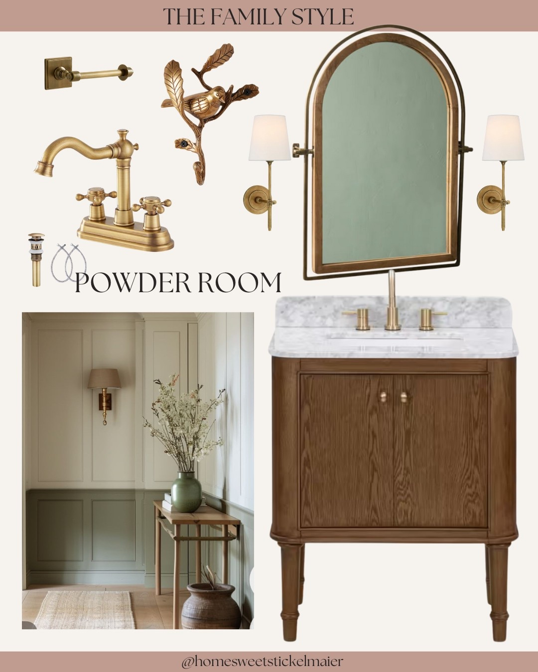 Daydreaming about our new home and excited to revamp our builder grade powder room! Obsessed with that towel hook find from Anthropologie 🐦 

#LTKHome