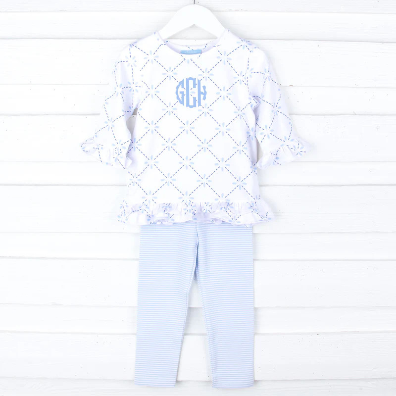 Touch of Blue Milly Tunic Legging Set | Classic Whimsy