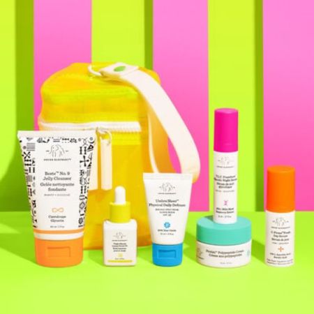 NEW drunk elephant travel kit - the littles 6.0!!! C-Firma™ Fresh brightens and firms.
• Protini™ improves the look of skin’s tone, texture, and firmness.
• Umbra Sheer™ delivers UVA/UVB protection.
• Beste™ No. 9 removes all traces of makeup and grime.
• T.L.C. Framboos™ visibly resurfaces dull, congested skin.
• Virgin Marula Oil nourishes and balances.

#LTKbeauty #LTKunder100 #LTKtravel