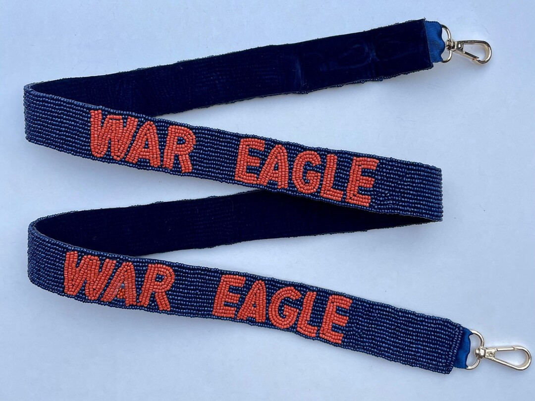 Auburn Beaded Purse Straps|| Auburn University football|| Tailgate|| Go Tigers|| Game day accesso... | Etsy (US)