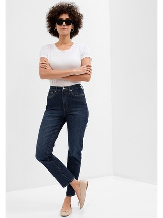 High Rise Vintage Slim Jeans with Washwell | Gap Factory