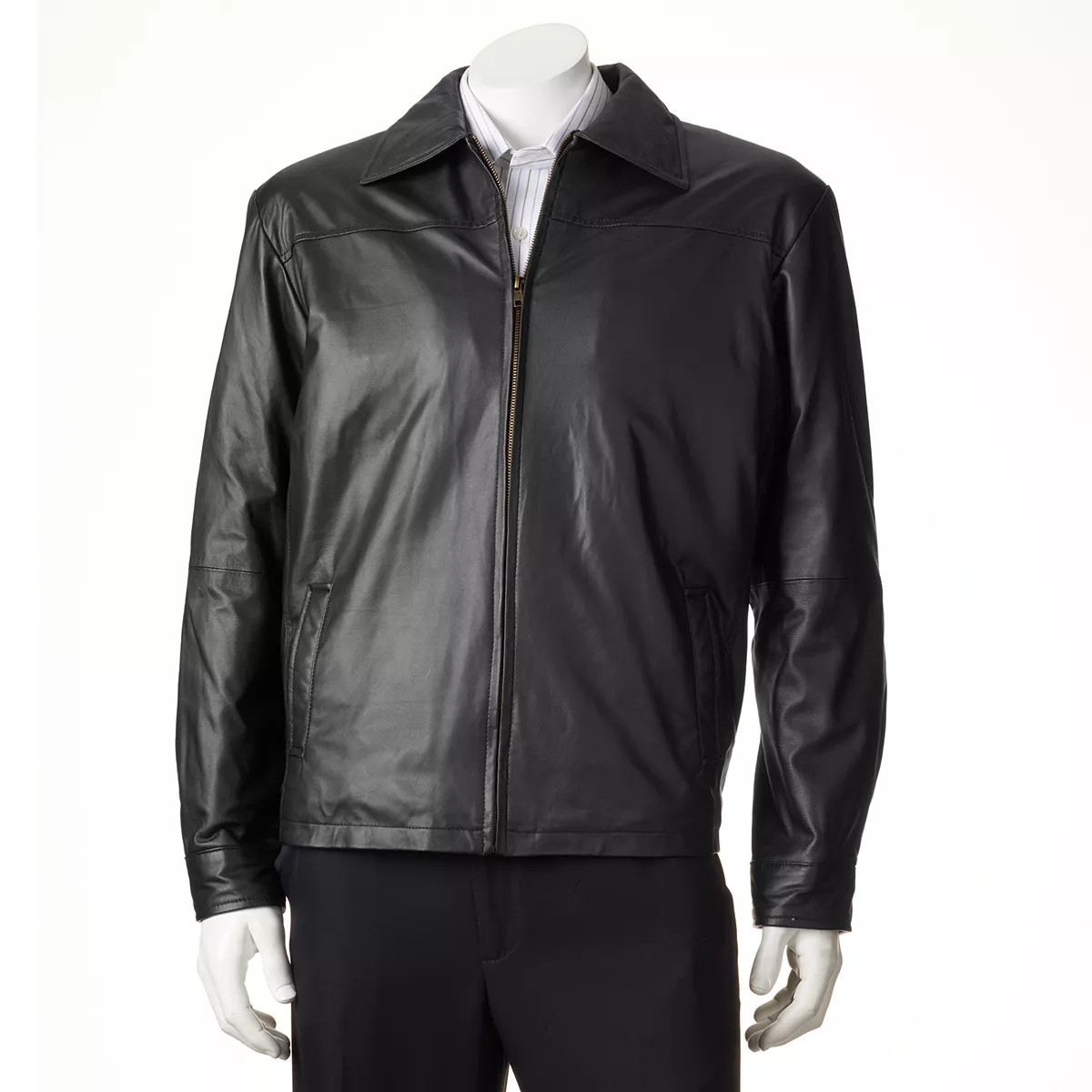 Men's Excelled New Zealand Lamb Leather Open-Bottom Jacket | Kohl's