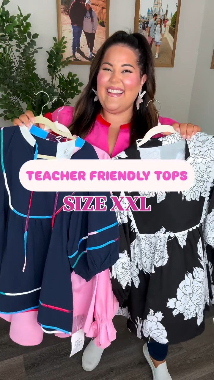 Curvy friendly teacher blouses!!
Perfect for easy + cute outfits
before the school day!! These can also double as office friendly blouses for my office gals!
I'm in the XXL in all!

#LTKSeasonal #LTKPlusSize #LTKStyleTip
