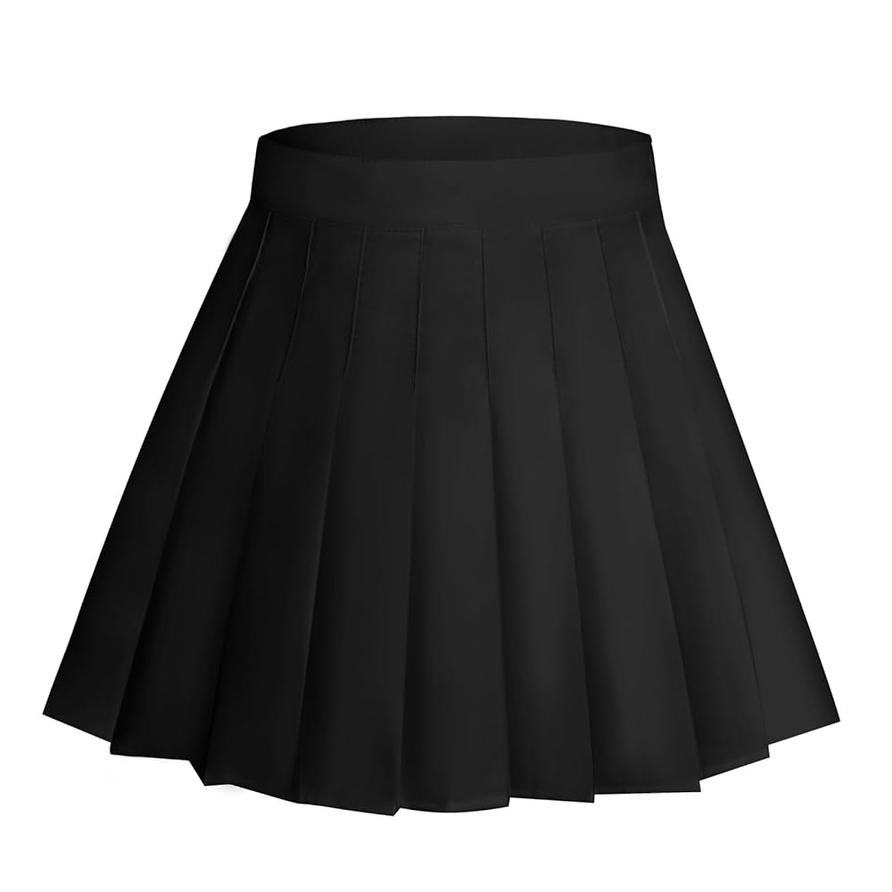 Rbenxia Womens Girl High Waisted Pleated Skirt A-Line Mini Skirt School Uniform Skater Tennis Ski... | Amazon (US)