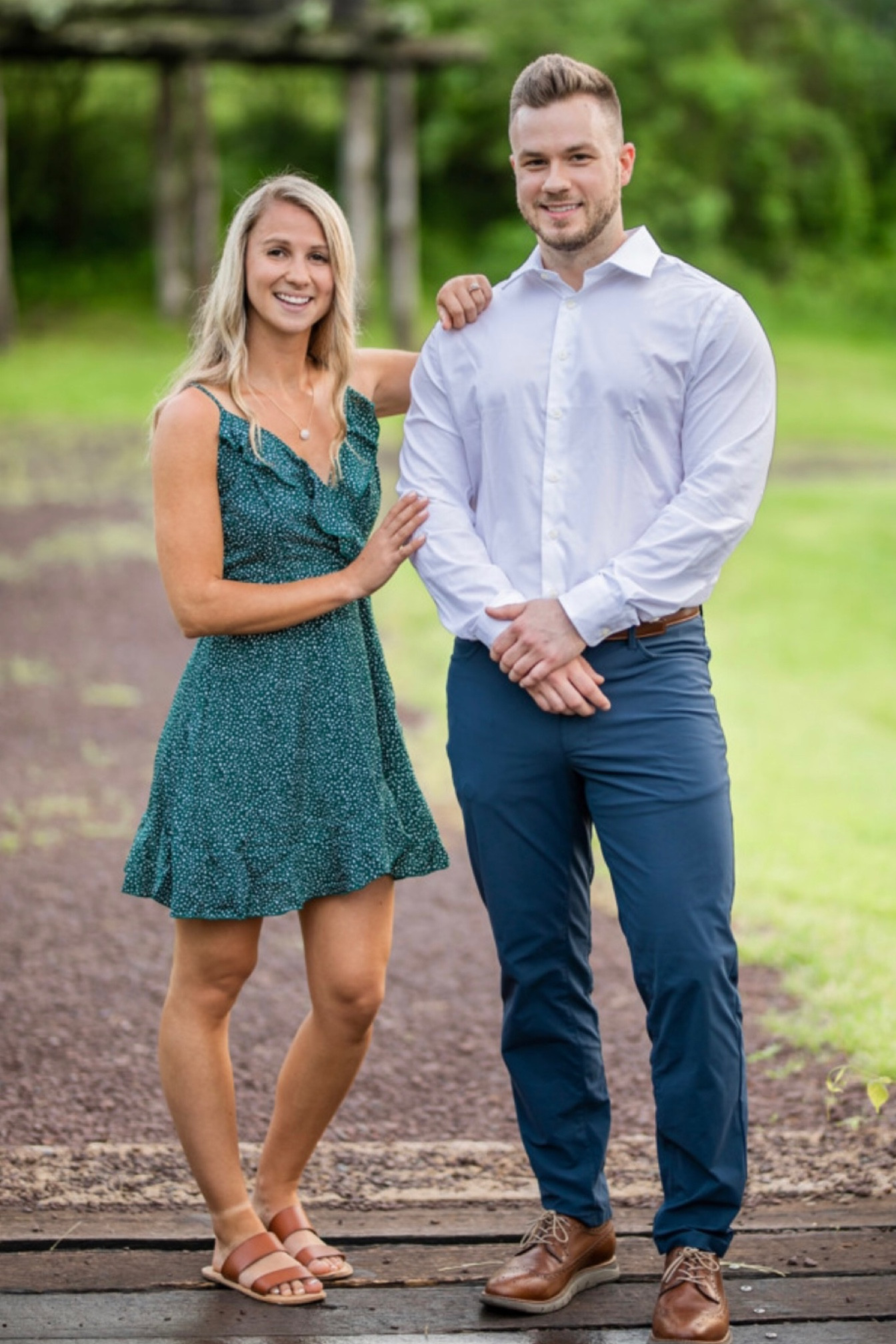 Engagement photoshoot 🤍🍀

#LTKfindsunder50 #LTKsalealert #LTKSeasonal