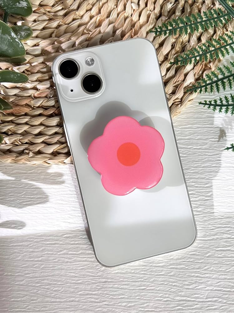 Cartoon Flowers Phone Grip Stand, Cute Clear Cell Phone Holder,Expandable Collapsible Cell Phone ... | Amazon (US)