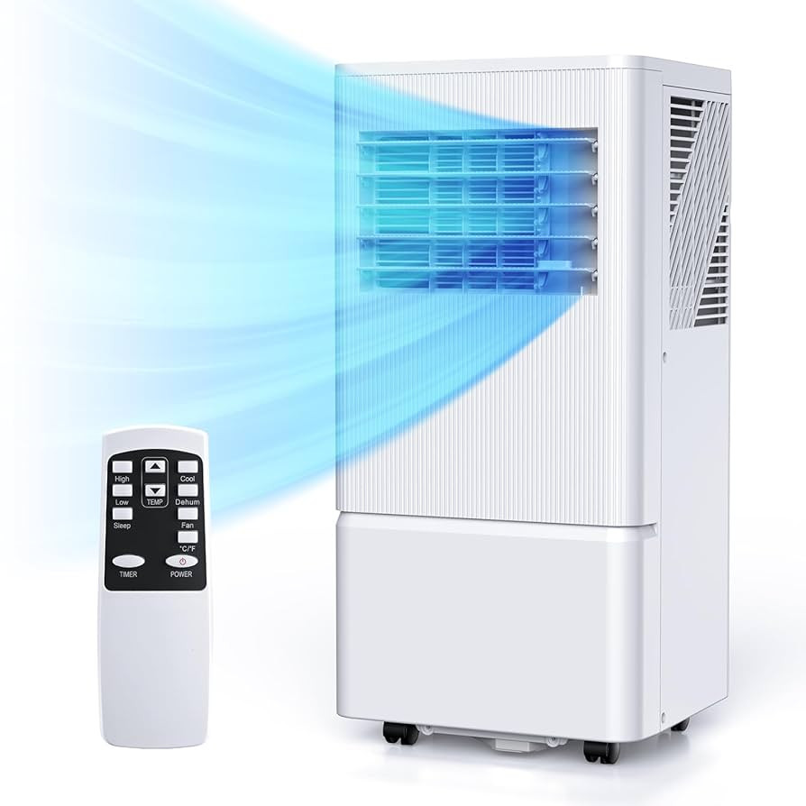 Air Choice 8000 BTU Portable Air Conditioner, 3-in-1 Room Air Conditioners Portable for Rooms Up ... | Amazon (US)