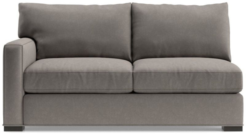 Axis Left Arm Apartment Sofa + Reviews | Crate & Barrel | Crate & Barrel