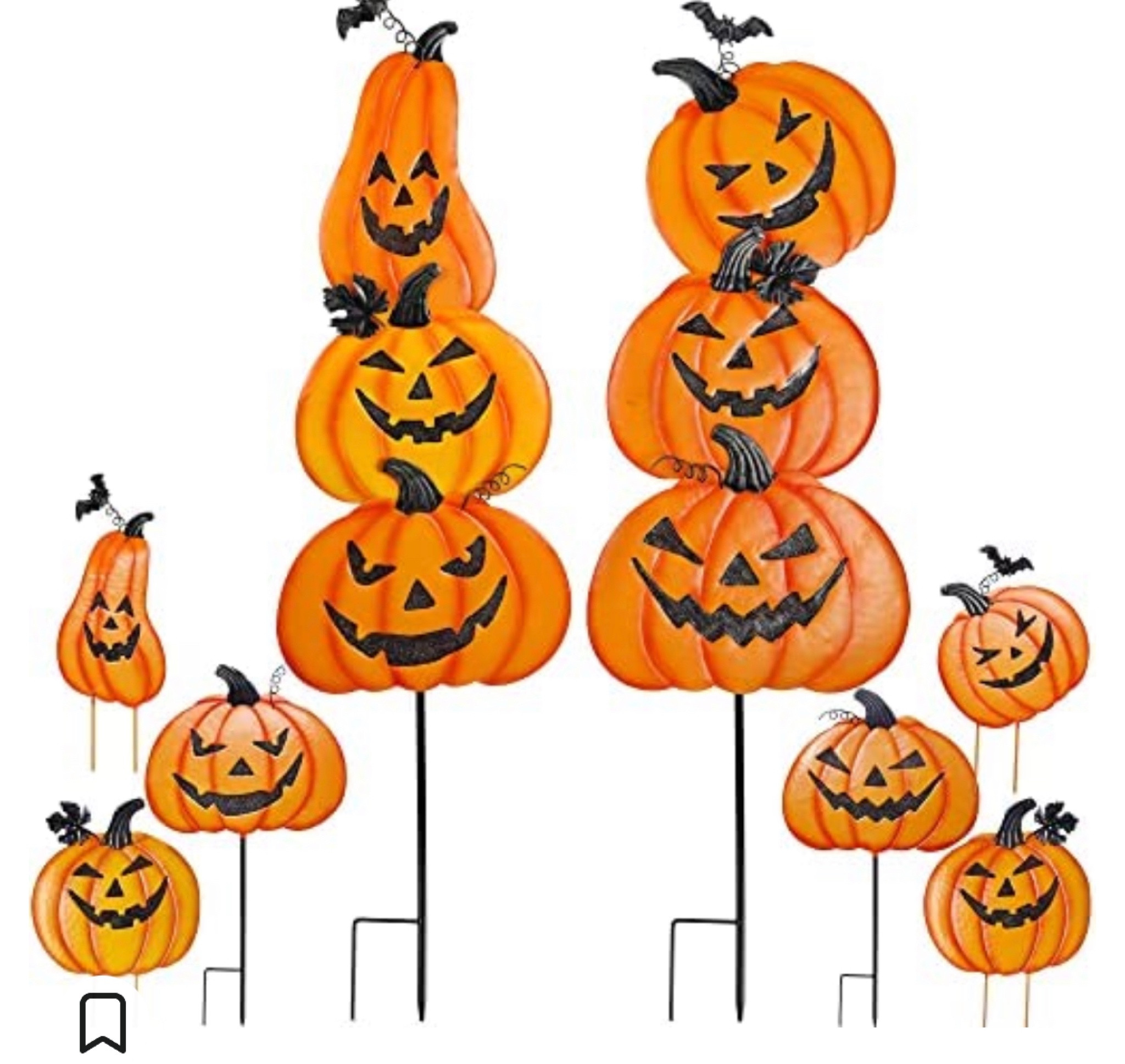 Halloween outdoor decor, yard stakes, pumpkins 

#LTKHalloween #LTKSeasonal #LTKhome