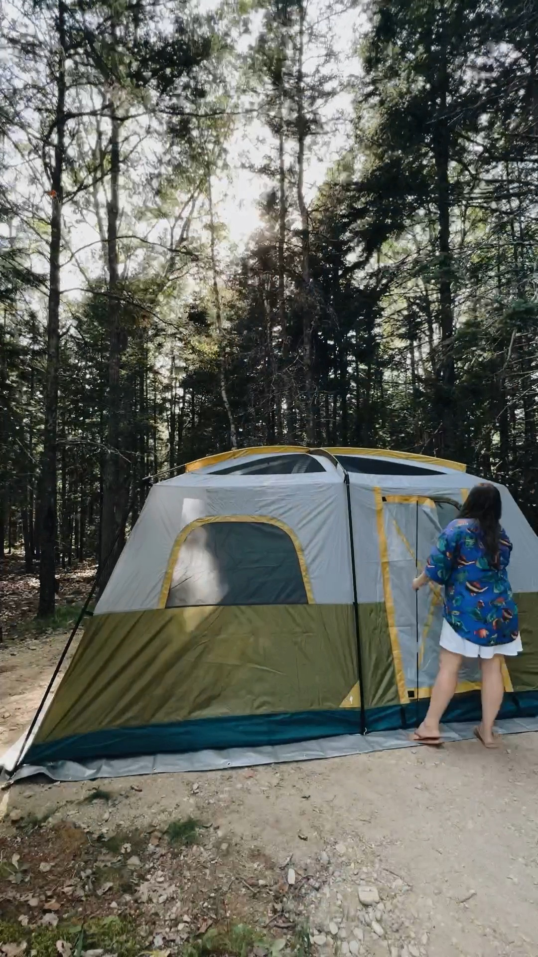 Tent set up from last year 