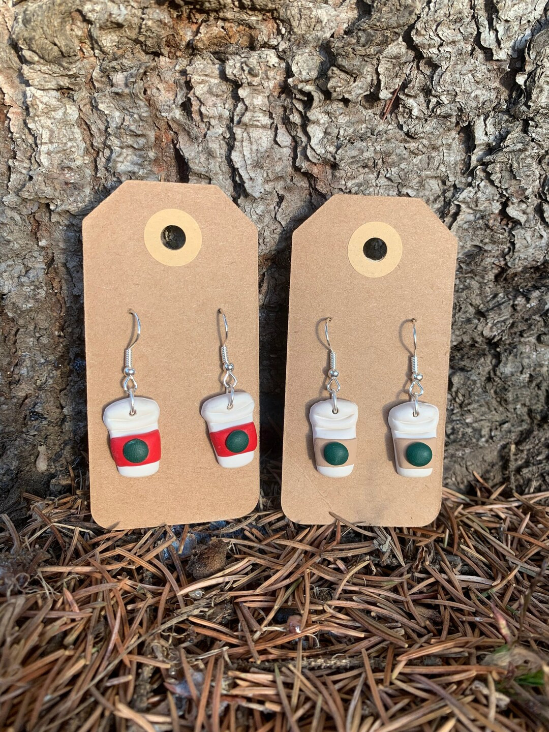 Starbucks inspired earrings | Etsy (US)