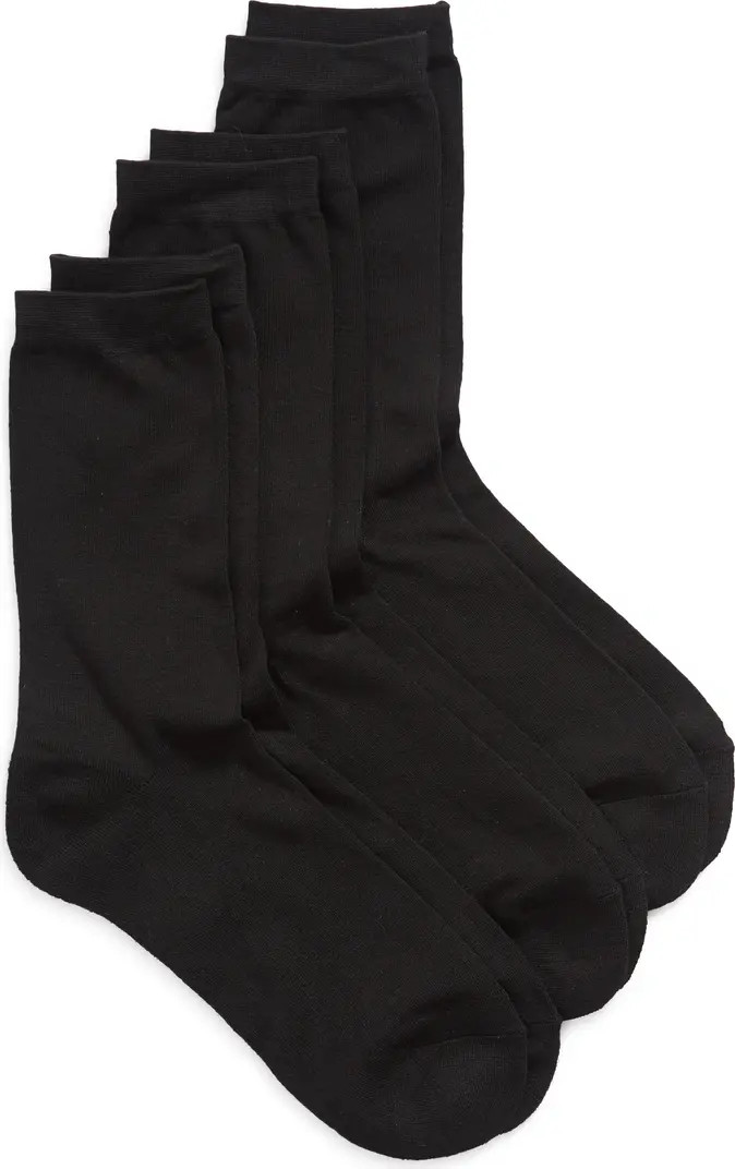 Nordstrom Assorted 3-Pack Pillow Sole Crew Socks | Nordstrom | Nordstrom