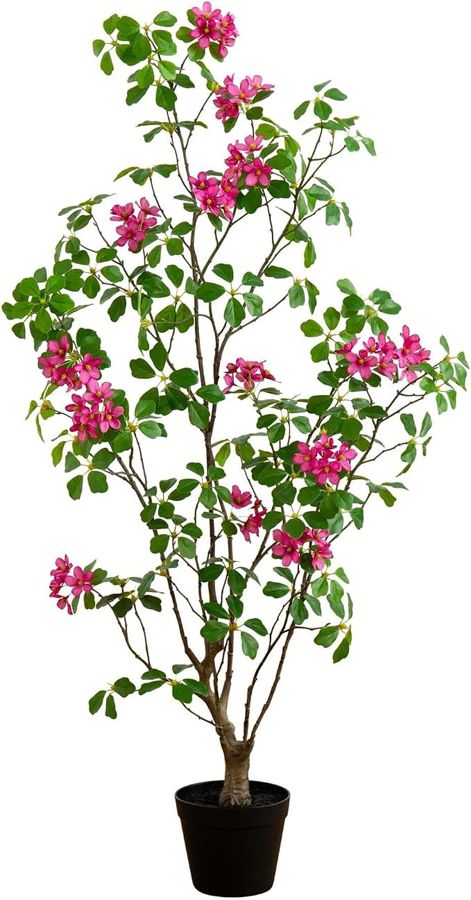 Nearly Natural 4ft. Artificial Dogwood Tree with Real Touch Leaves | Amazon (US)