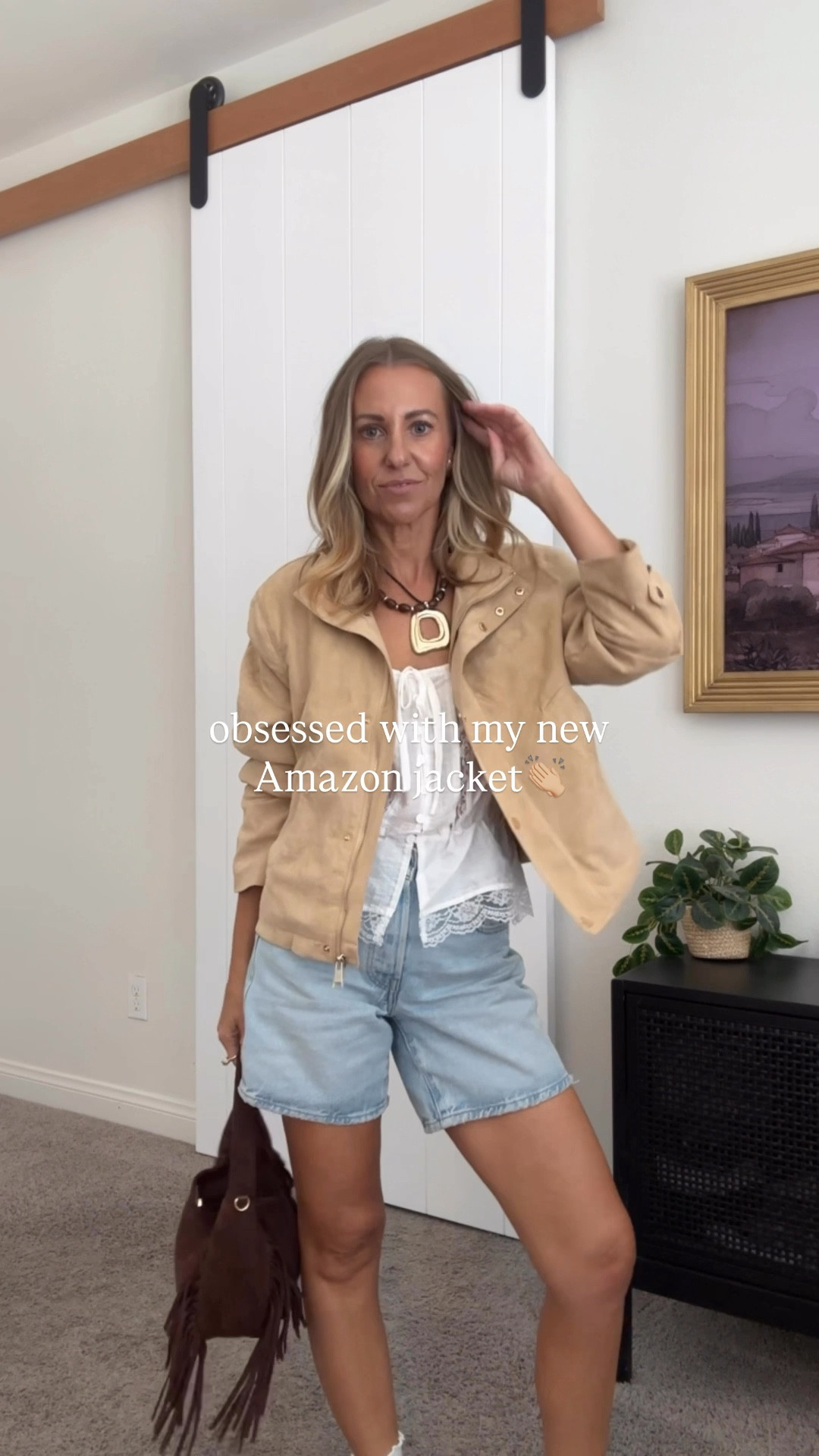 Amazon outfit 
Wear now Fall fashion 
Jacket size xs
shirt size small
Denim shorts size 24


#LTKStyleTip #LTKSaleAlert #LTKFindsUnder50