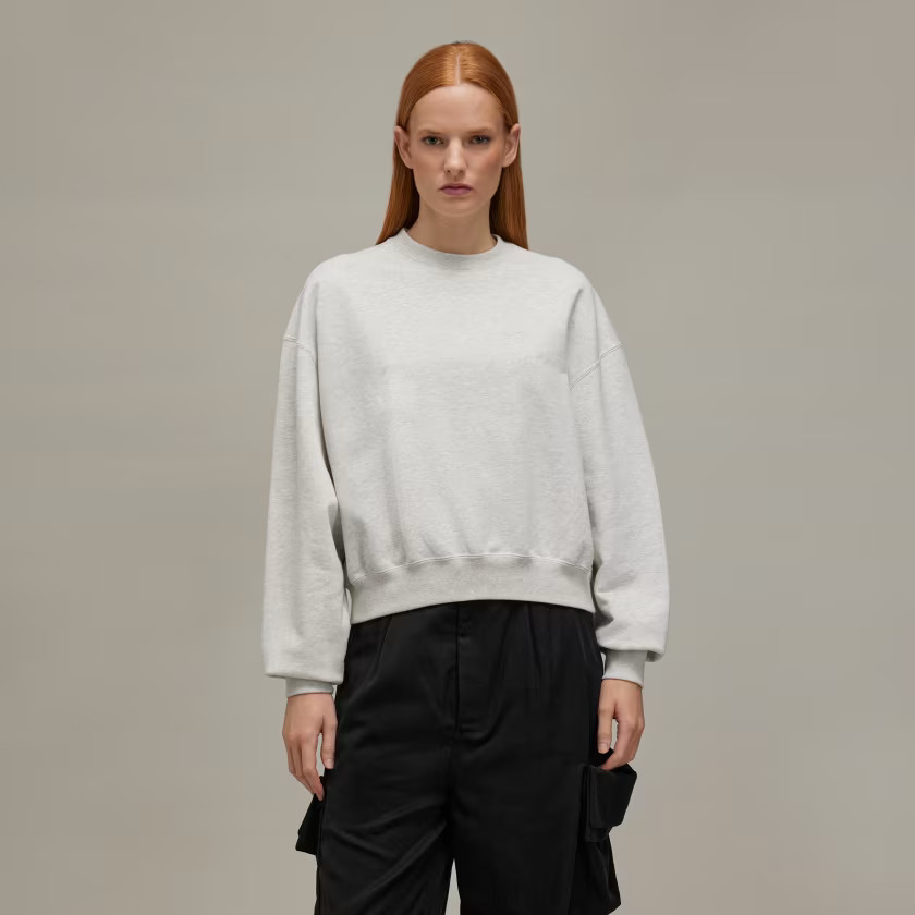 Y-3 Brushed Terry Boxy Crew Sweatshirt | adidas (UK)