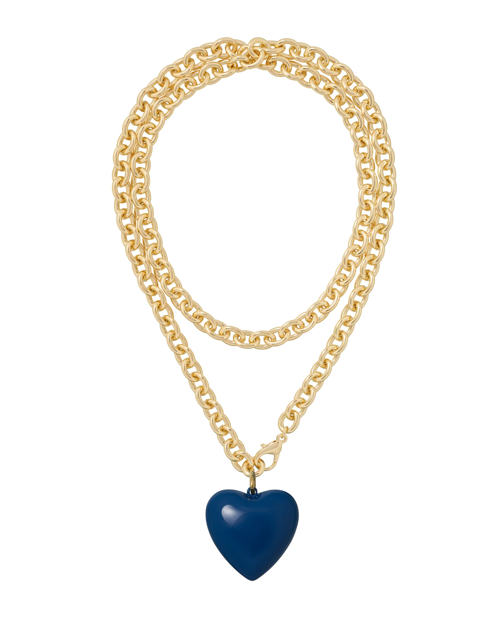 The Big Puffy Heart Charm Necklace | Roxanne Assoulin