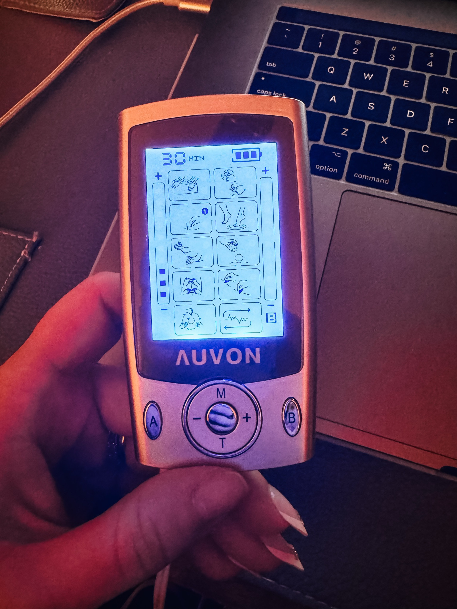 I can’t live without this little wellness gadget and it’s on sale right now for $ 23. This tens unit helps alleviate muscle soreness, tension and especially back pain whenever it creeps up.

#LTKGiftGuide #LTKSaleAlert #LTKFitness