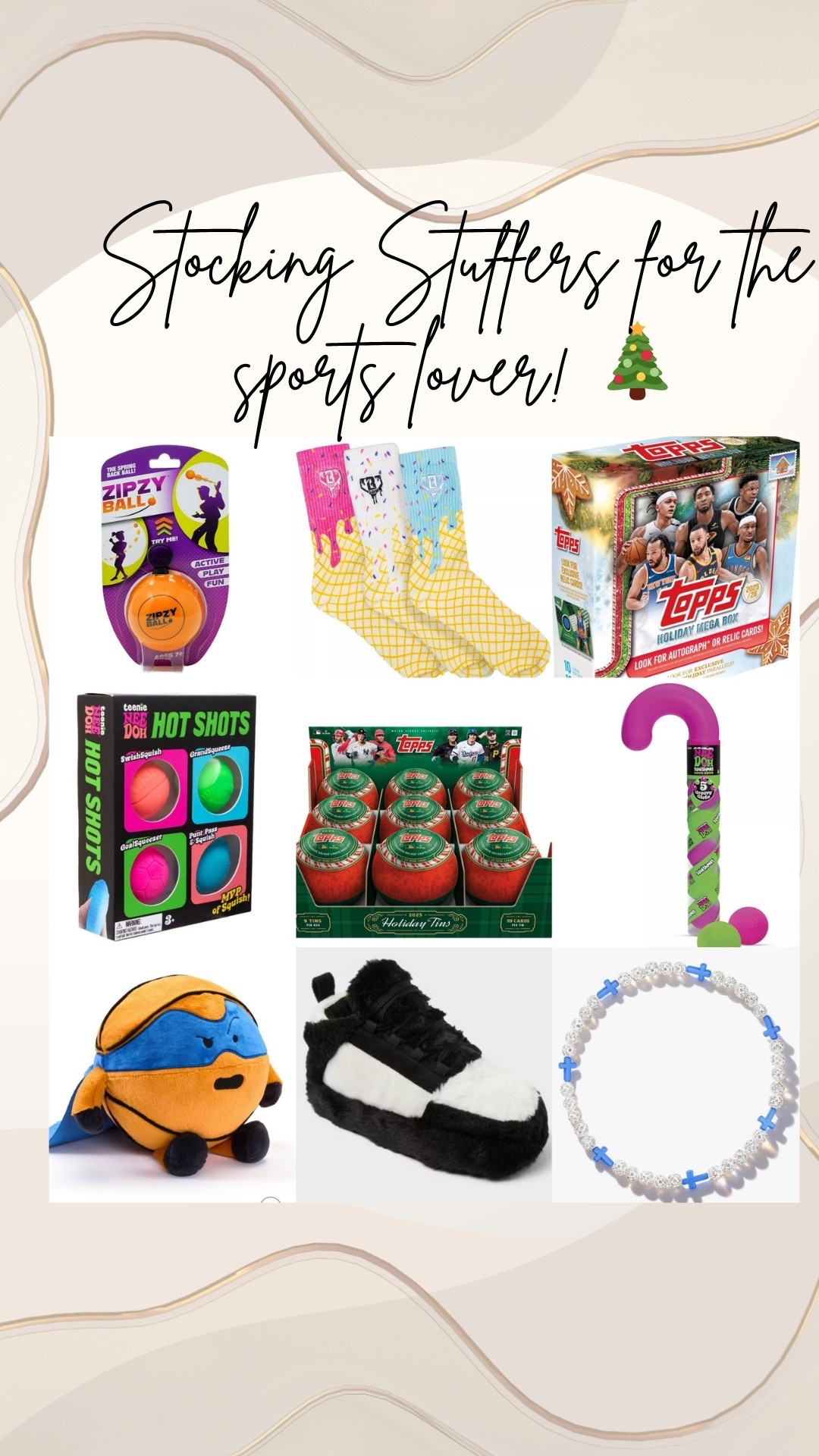 Put together some fun stocking stuffers for my boys so I thought I would share! Squish toys, sports cards and slippers are always a win! 

Boys stocking stuffers 
Sports
Kids stocking stuffers 

#LTKGiftGuide #LTKSeasonal #LTKKids