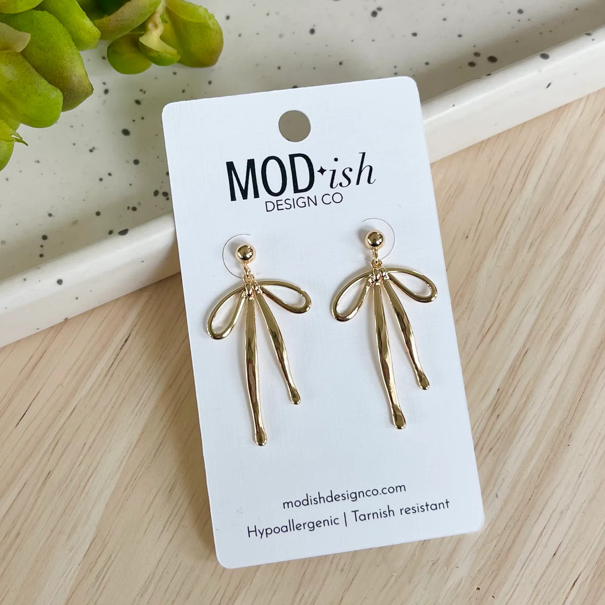 Bow Earrings | MODish Design Co