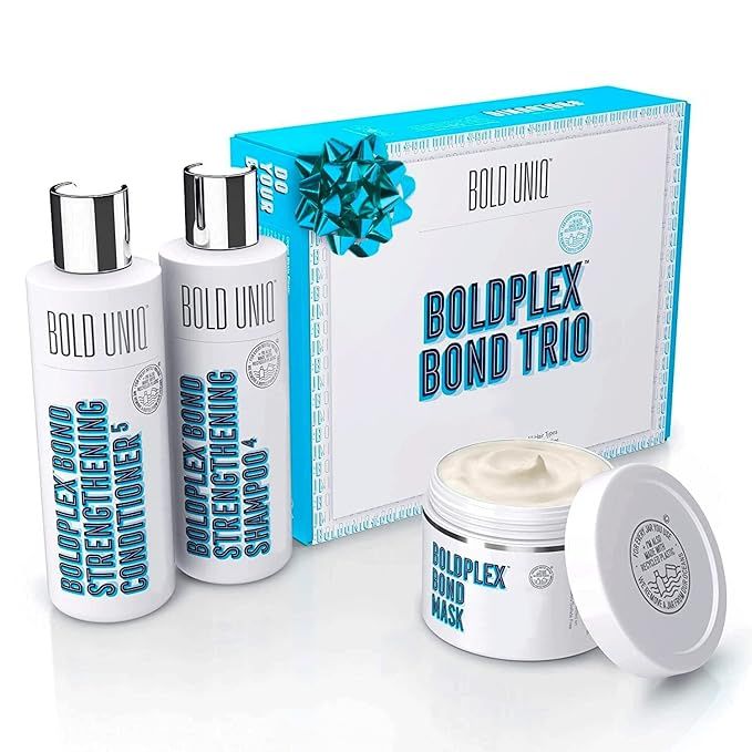 Boldplex 3, 4 & 5 Bond Restore Treatment, Shampoo & Conditioner Trio Gift Set - Hydrating Protein... | Amazon (US)