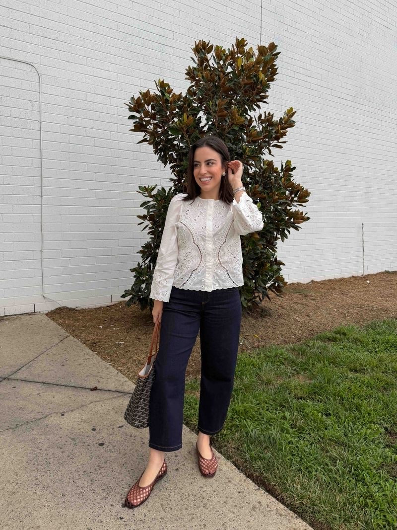 Casual, chic, and so easy to throw on. Loving this embroidered shirt styled with barrel leg jeans.

embroidered top, casual chic outfit, OOTD, everyday style, denim outfit inspo, petite fashion, modest look

#LTKootd #LTKPetite #LTKU