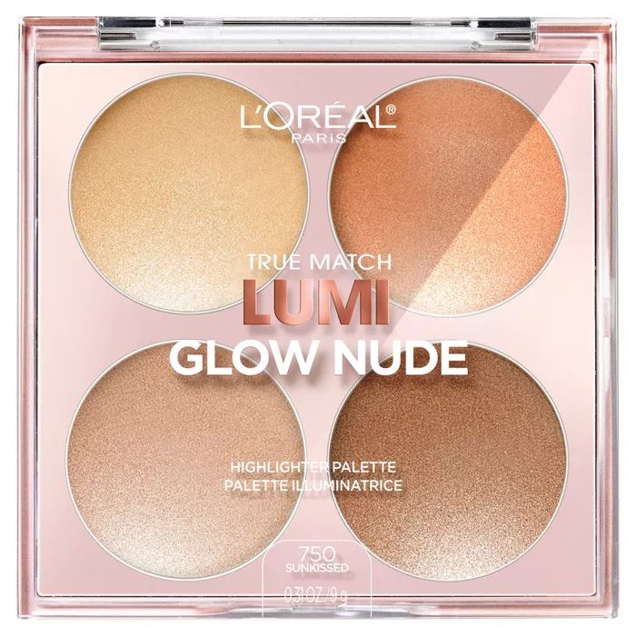 L'Oreal Paris True Match Lumi Glow Nude Highlighter Palette-0.260z | Target