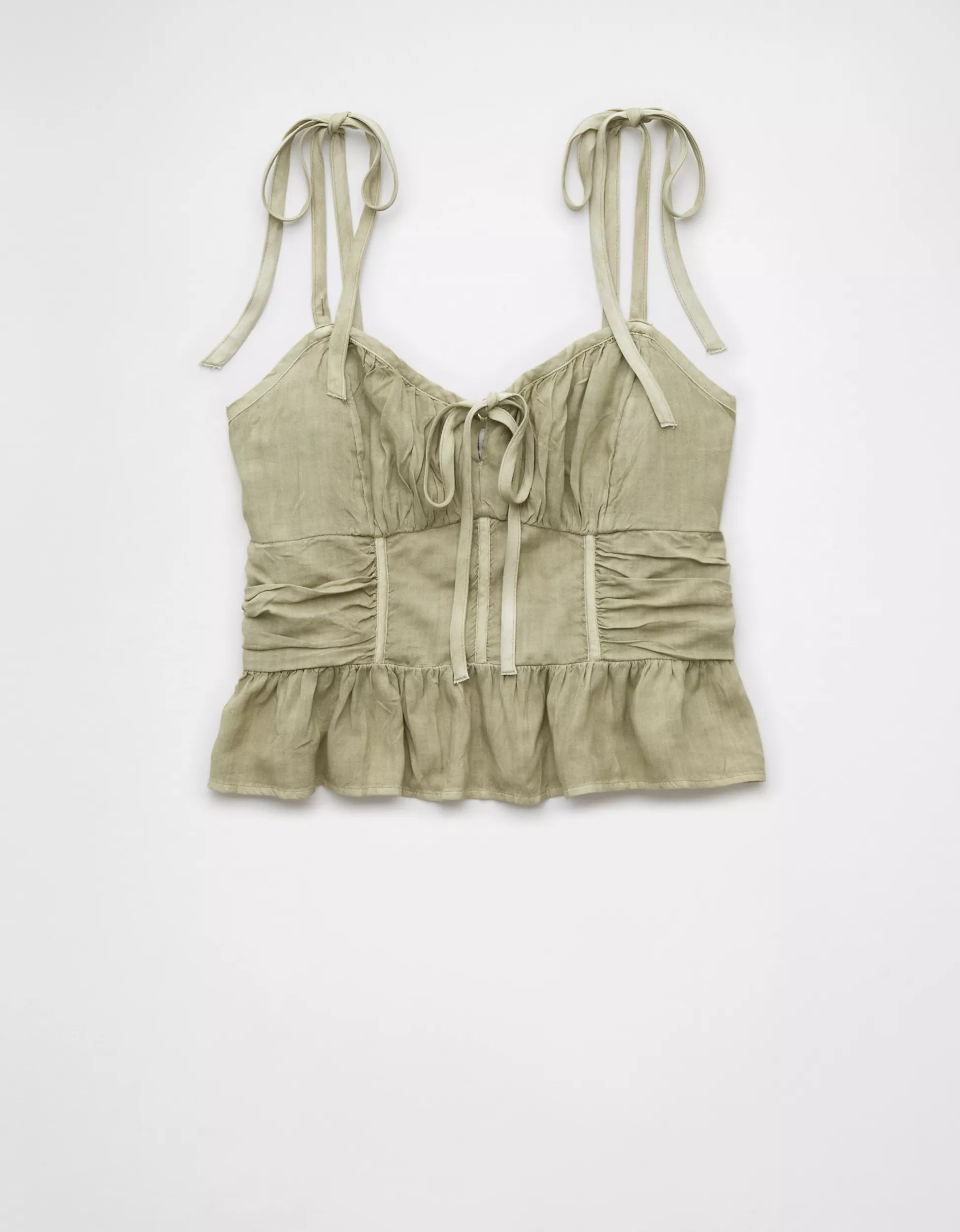 AE Corset Peplum Top | American Eagle Outfitters (US & CA)