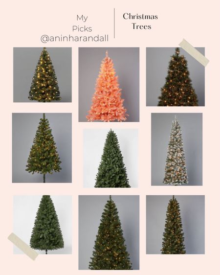 Faux Christmas trees 

#LTKSeasonal #LTKhome #LTKHoliday
