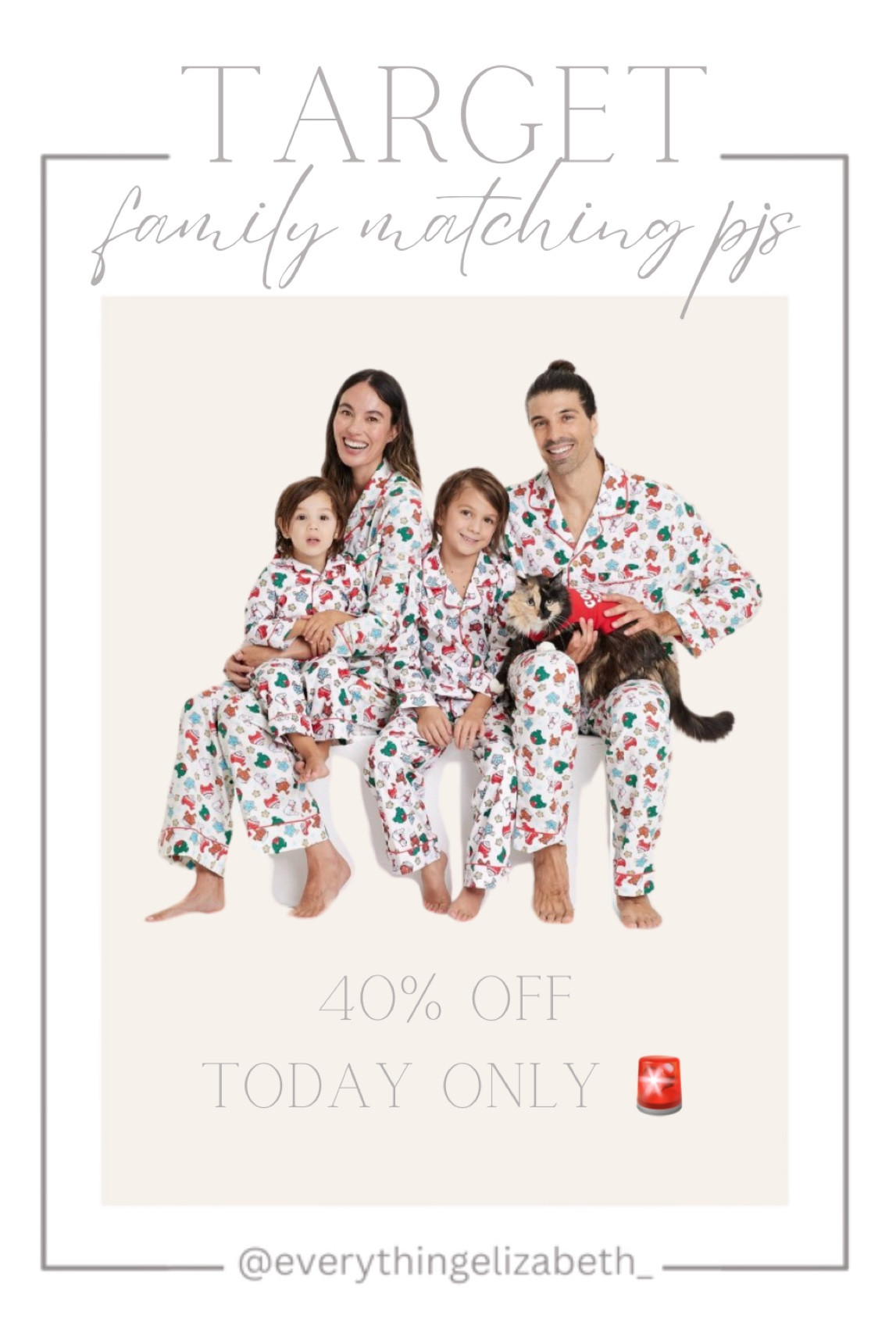 Family matching pajamas from Target! Christmas pajamas on sale today only! 🚨40% off! 

#LTKHoliday #LTKSaleAlert #LTKFamily