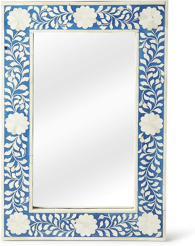 Butler Olivia Blue Bone Inlay Wall Mirror | Amazon (US)