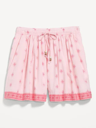 High-Waisted Drapey Skirt Short | Old Navy (US)