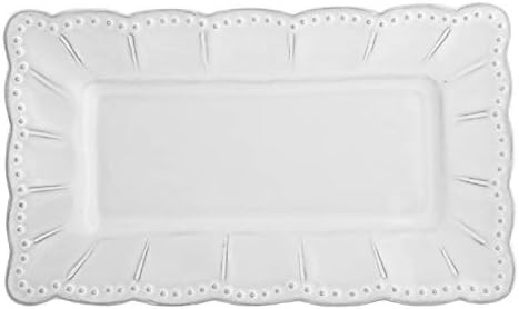Arte italica Bella Bianca Small Rectangular Platter/Serving Tray | Amazon (US)