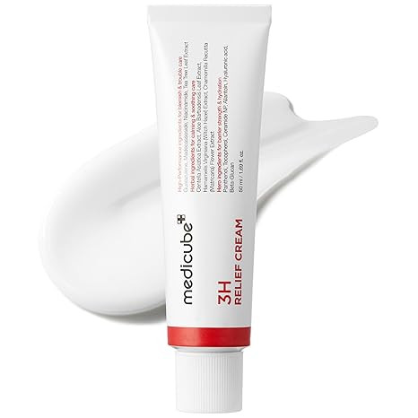 medicube 3H Daily Relief Cream | Daily Soothing Moisturizer for All Skin Types | Lightweight Comf... | Amazon (US)