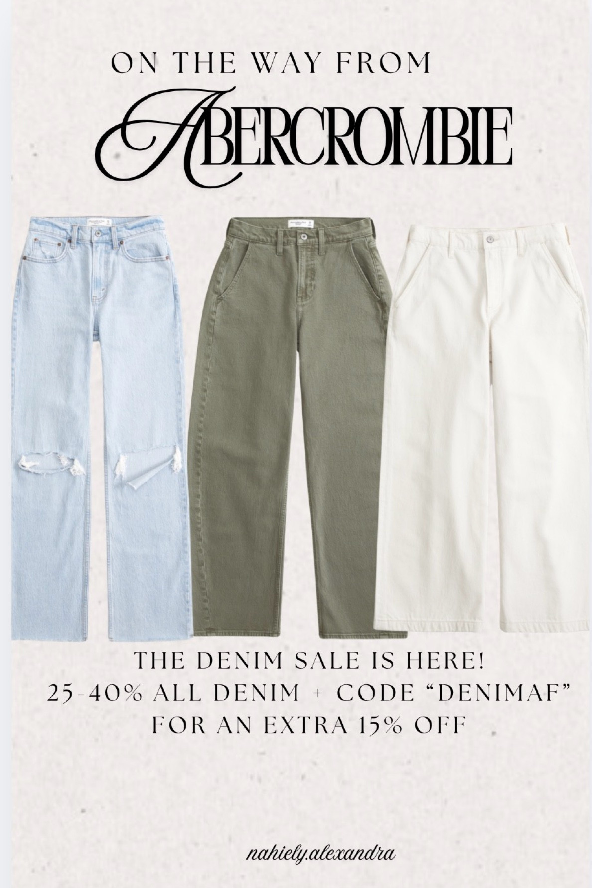 Abercrombie denim on the way!

#LTKSaleAlert #LTKPlusSize