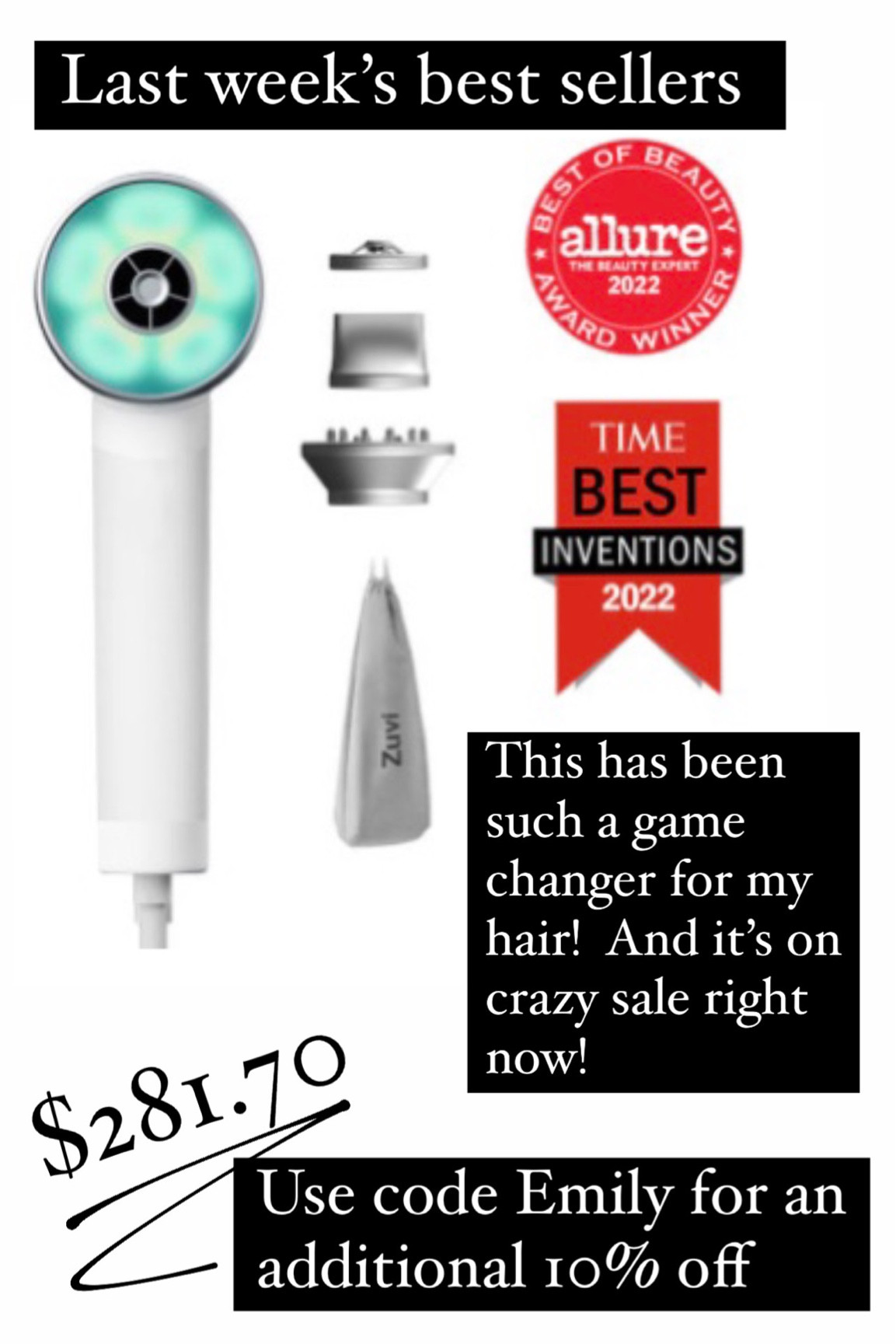 Loving this hairdryer so much - my hair health has gotten so much better!  

#LTKfamily #LTKbeauty #LTKsalealert