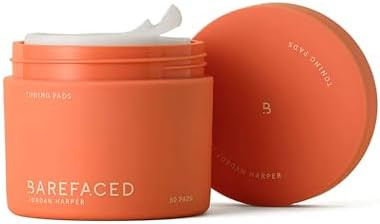 Barefaced Toning and Exfoliating Pads | Glycolic and Salicylic Acid Face Wipes for Blemishes, Dar... | Amazon (US)