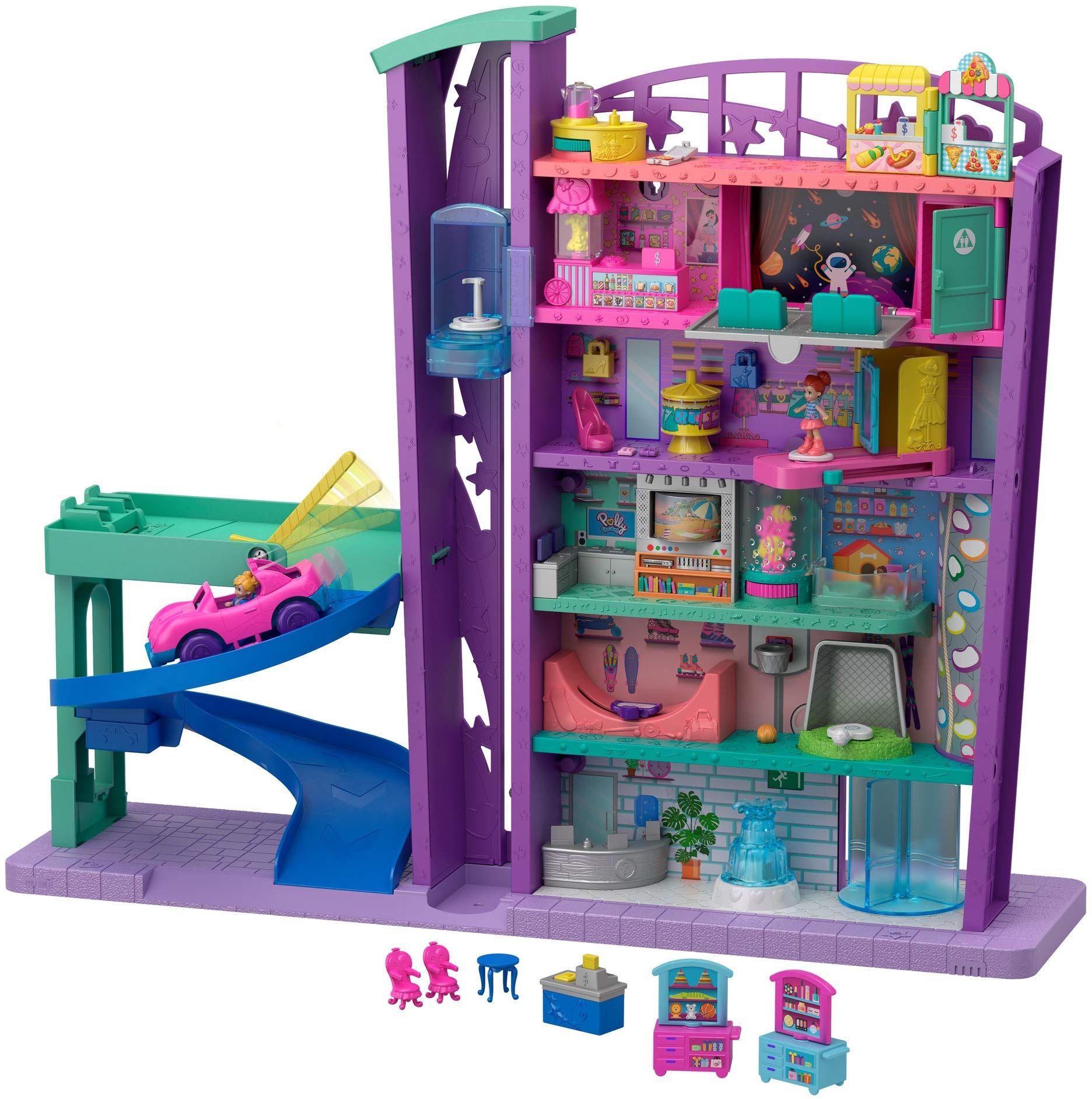 Polly Pocket Pollyville Mega Mall Super Pack (Amazon Exclusive) | Amazon (US)