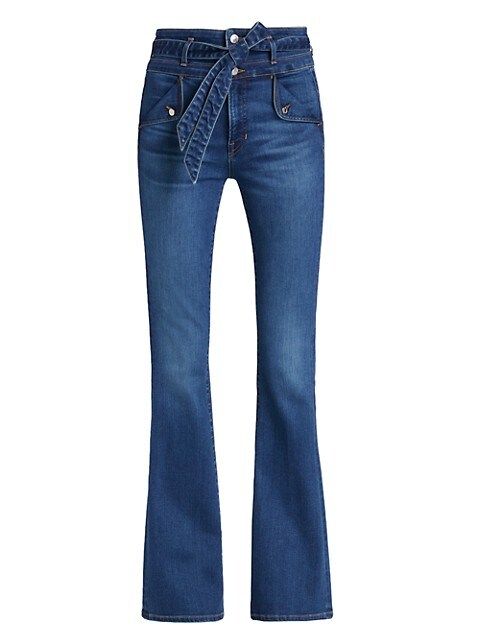 Giselle High-Rise Skinny Flared Jeans | Saks Fifth Avenue