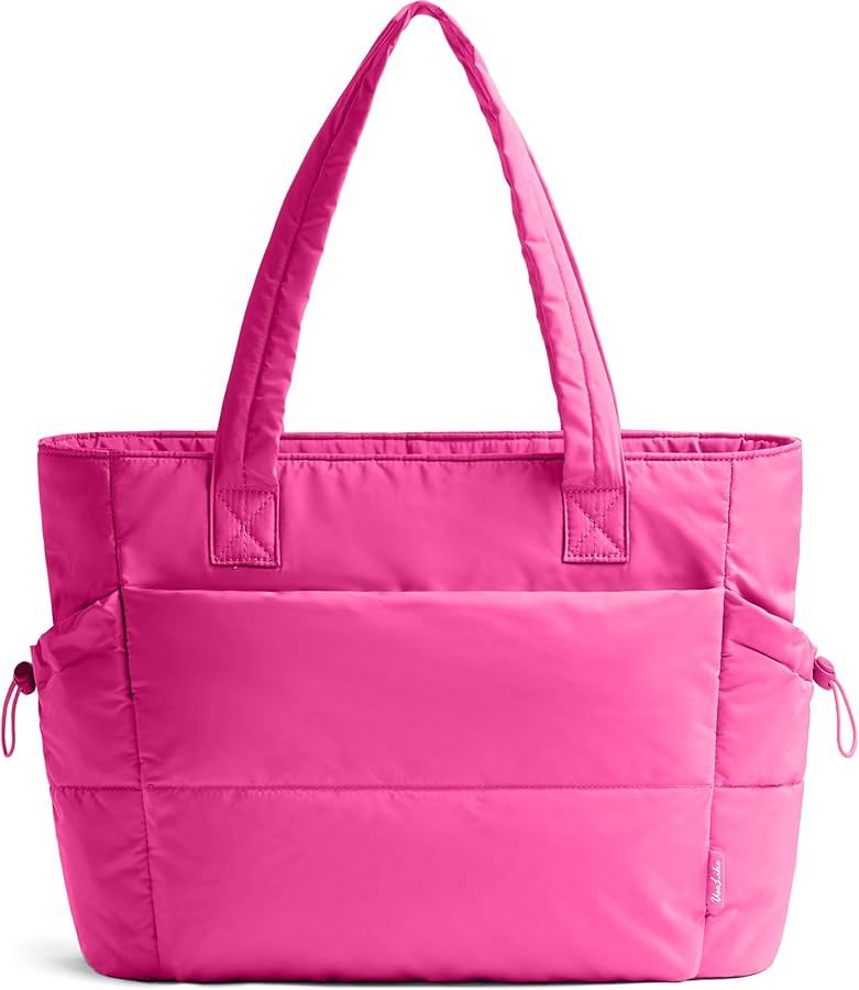 Tote Bag for Women Puffy Work Bags for Women with Zipper Lightweight Quilted Puffer Tote Bag for ... | Amazon (US)