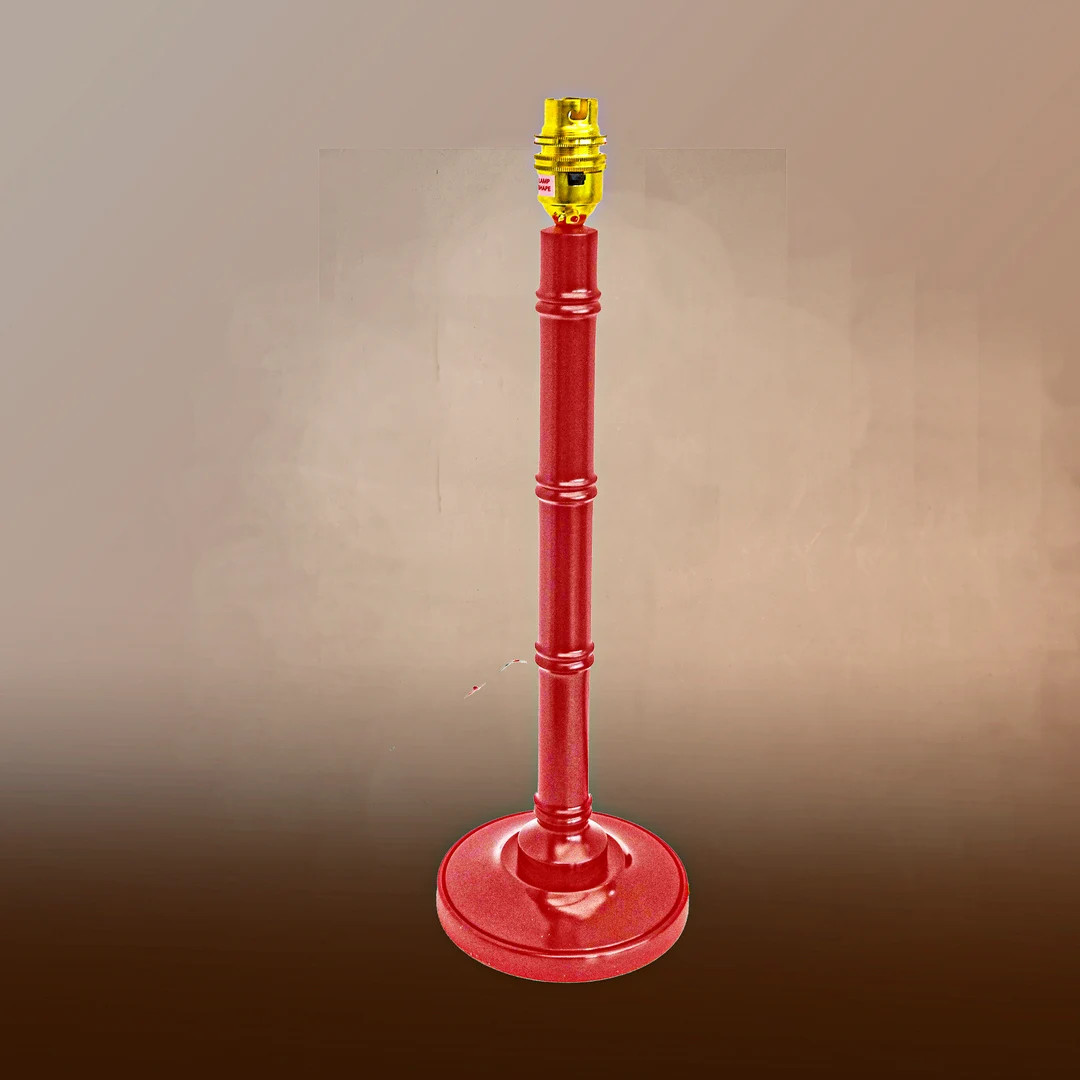 Red Bamboo Lamp - Etsy UK | Etsy (UK)
