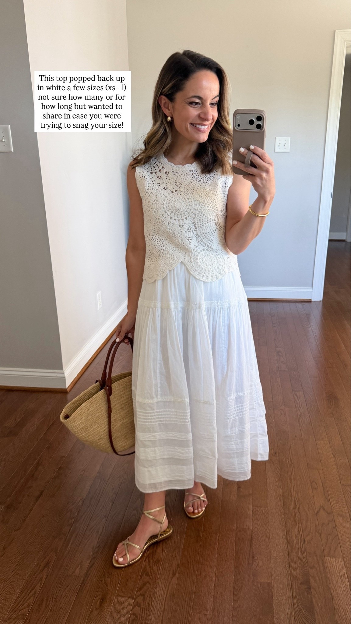 This top popped back up in white in a few sizes! Not sure how there’ll last. 

Top: xxs 
Skirt: petite xxs

#LTKPetite