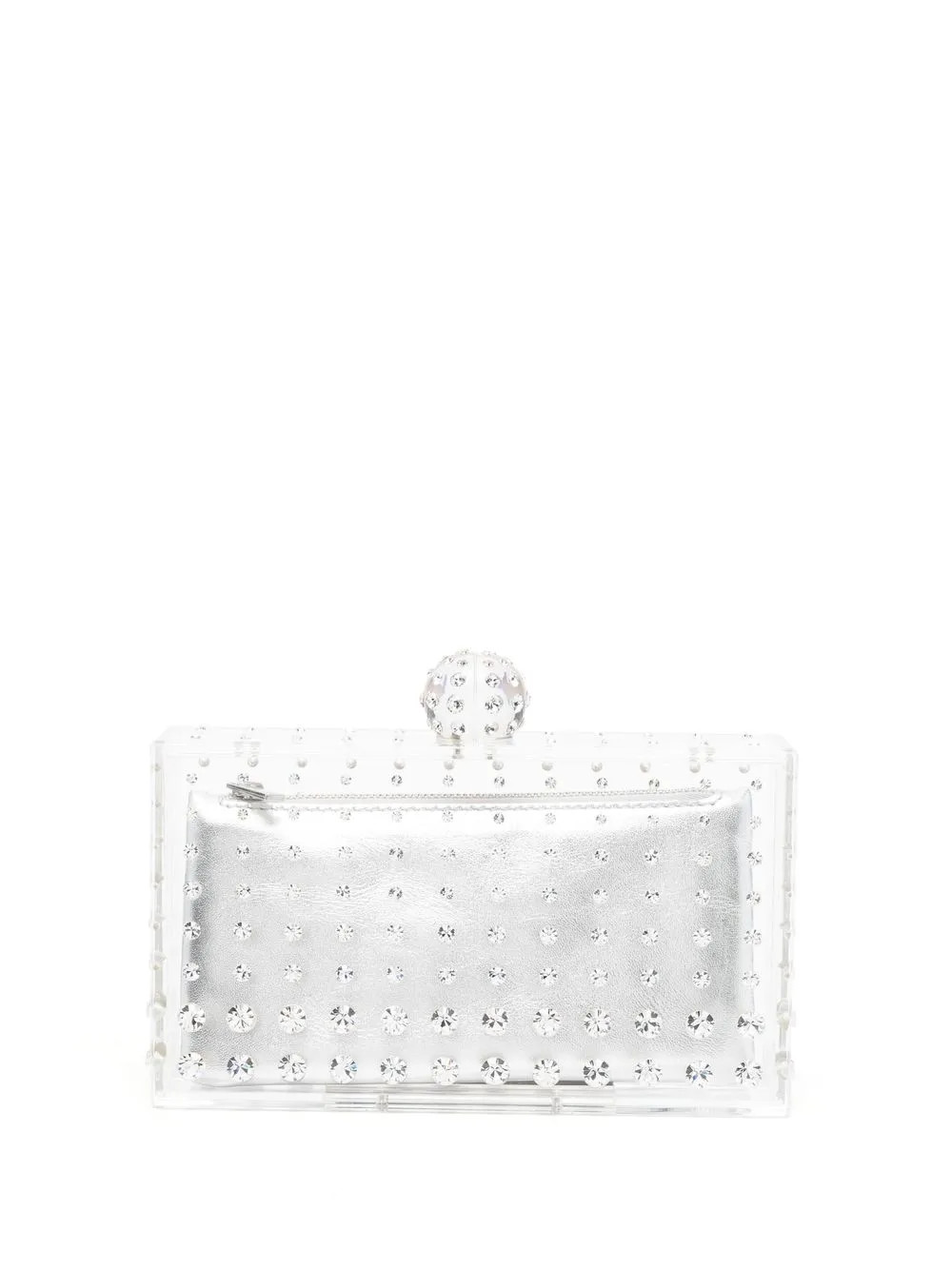 Aquazzura Tequila rhinestone-embellished Clutch Bag - Farfetch | Farfetch Global