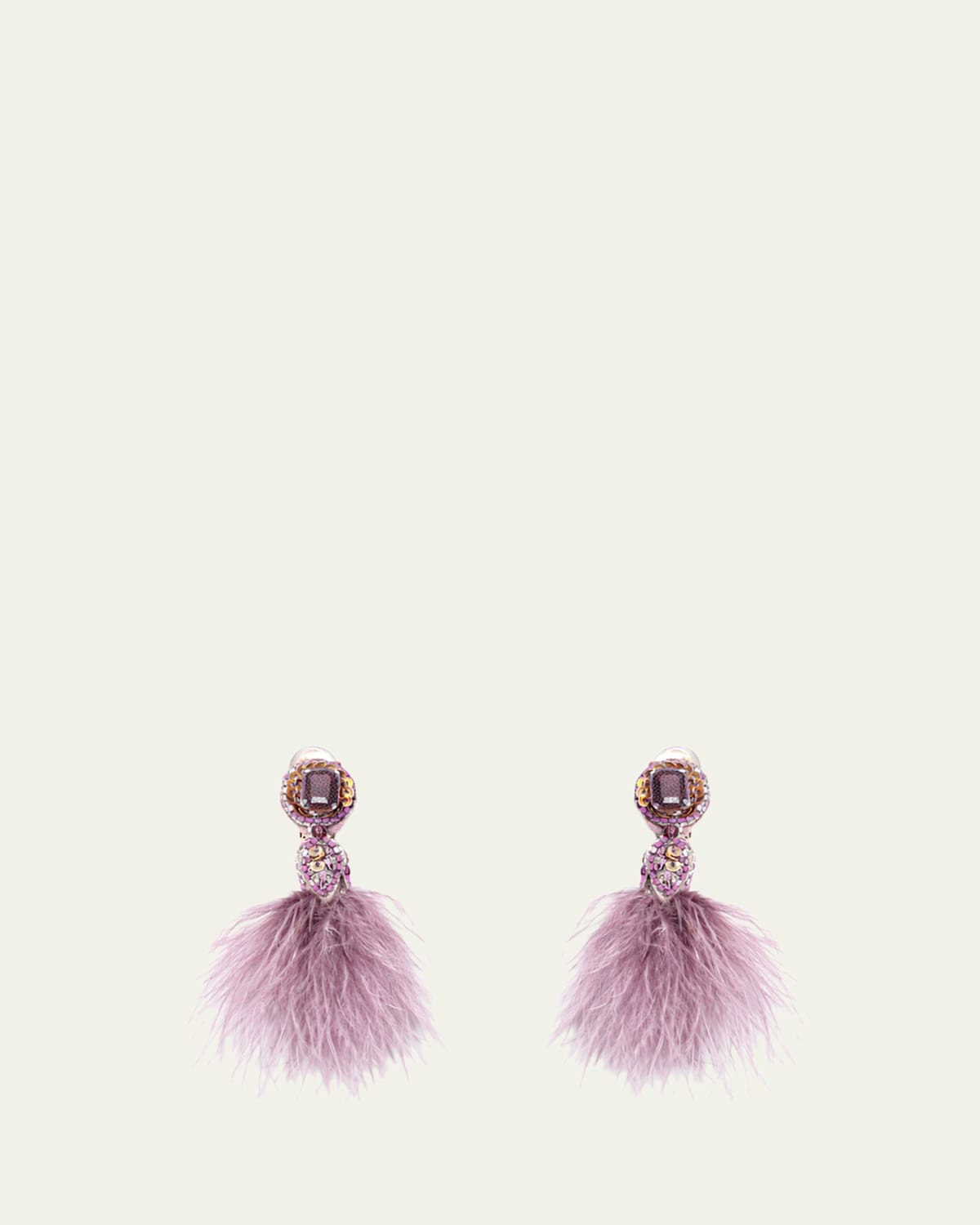 Micro Pom Earrings, Pink | Bergdorf Goodman