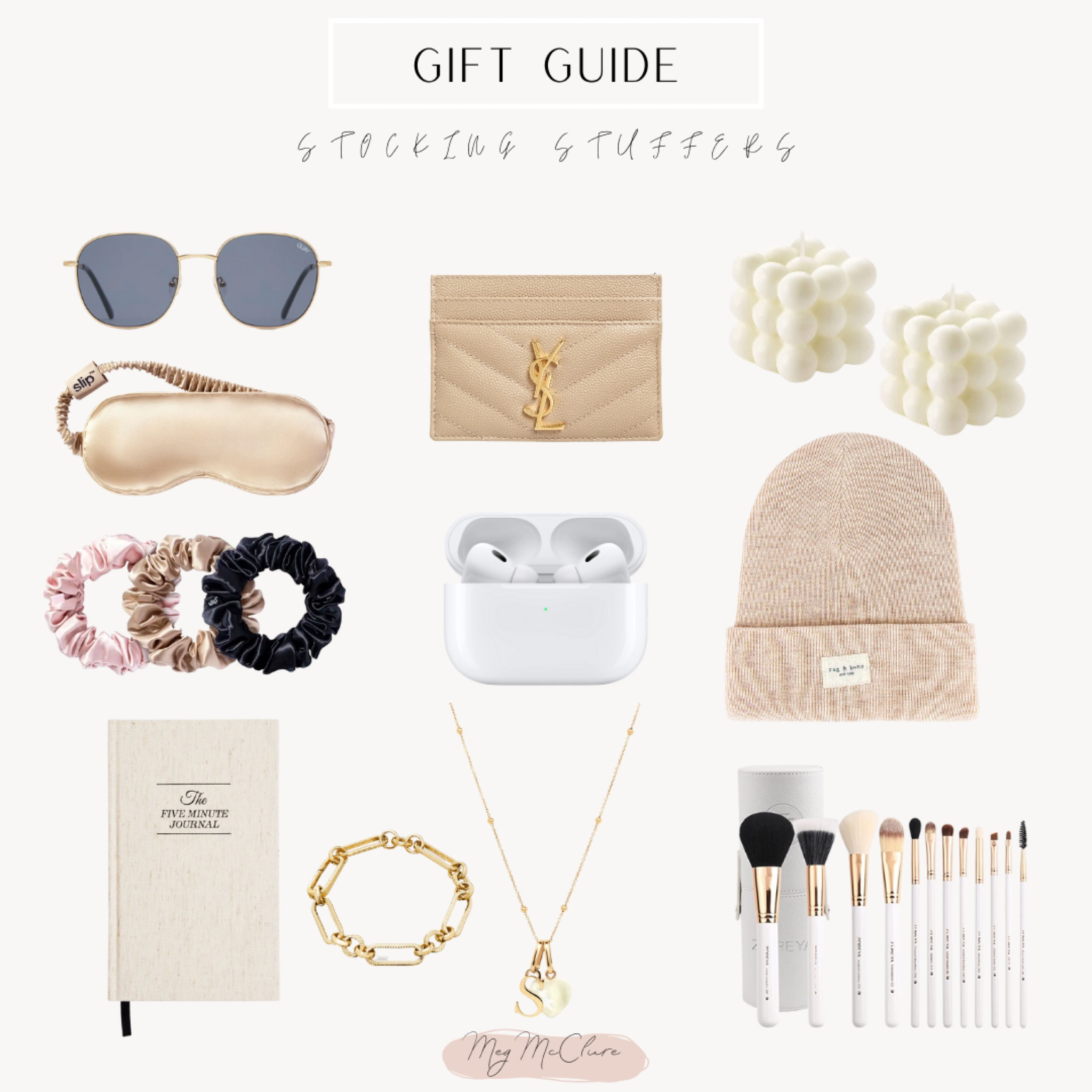 Gift Guide | Stocking Stuffers 

#LTKstyletip #LTKU #LTKbeauty #ysl #stockingstuffers #christmastree #christmasgiftideas #giftsforher #holidayoutfit #christmas #christmasdecor #thanksgivingoutfit #airpods #abbottlyon #beanie #target #amazon #sunglasses #candles #makeupbrushes 

#LTKfamily #LTKSeasonal #LTKHoliday