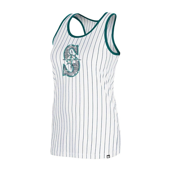 New Era Women's Seattle Mariners Pinstripe Tank Top | Scheels
