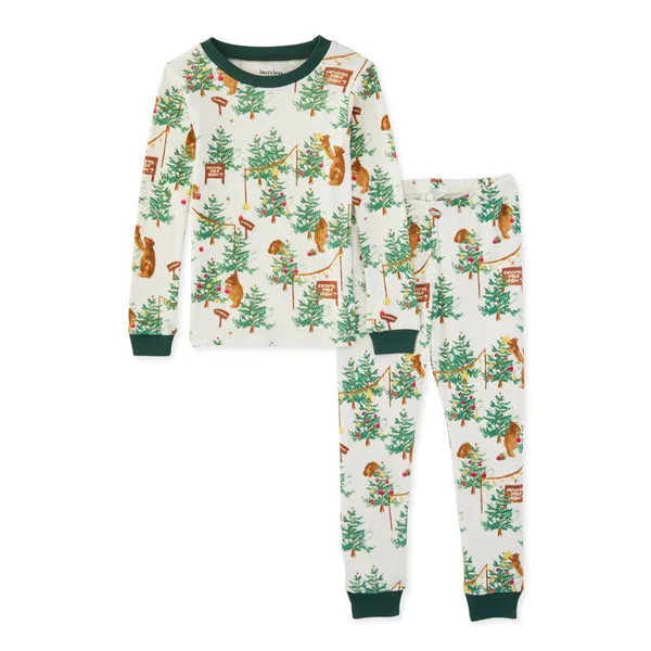 Beary Merry Organic Cotton Celebration Pajamas | Burts Bees Baby