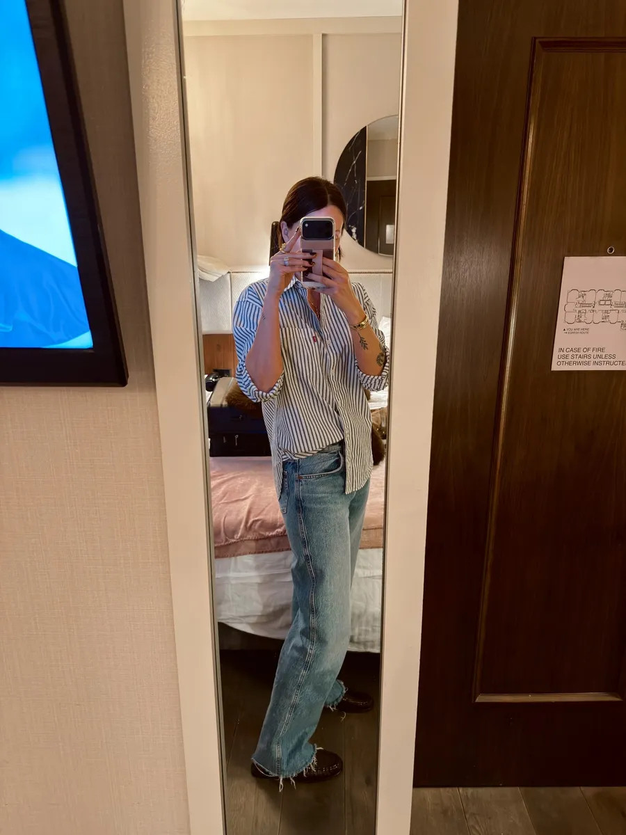 Very comfortable @Reformation jeans 

 #LTKgrwm #LTKootd